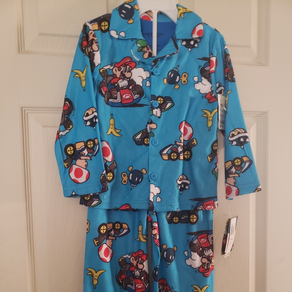 Nintendo Mario Kart Pj's 2pc Set